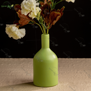 Petite fleur Vase en bambou Vases en bambou naturel pour fleurs décor de Table Eco bambou maison Vase léger porte-fleur cadeau - Product Image 3