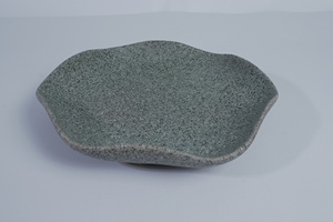 Nordic Granite Stone Tableware Creative Ruffled <b>Ceramic</b> <b>Plate</b> Hotel Dinner <b>Plate</b> Family <b>Plate</b> - Product Image 4