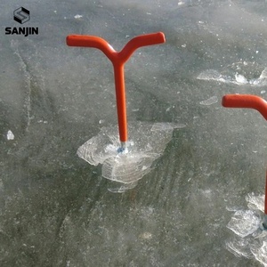 สกรูยึดตะปูเจาะน้ำแข็ง ตะปูเต็นท์ หัวสกรูเจาะ คันเบ็ดตกปลา อุปกรณ์ตกปลากลางแจ้งในฤดูหนาว - Product Image 4