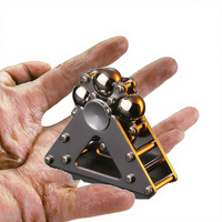 Youcan Fidget Toy de Bureau Cinétique de Haute Qualité, en Alliage d'Aluminium, Type Grande Roue, Portable, Personnalisable par Impression UV