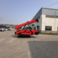 Mini-grue araignée pour levage intérieur et extérieur avec nacelle suspendue