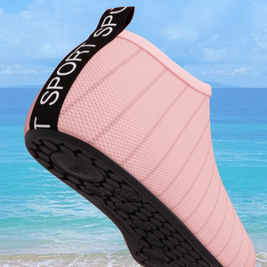1 paire de chaussures aquatiques pour femmes, chaussettes pieds nus antidérapantes à séchage rapide, chaussures de sport aquatiques pour hommes, plage, natation - Product Image 4
