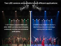 TV-Studio Theater Kirche 300W Weiße Leko LED Profilscheinwerfer DMX512 Beam DJ-Lichter für Hochzeit Theater Konzert Bar Ausstellung