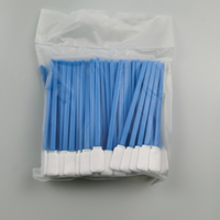 Écouvillons plats en polyester de 125 mm, sans peluches, pour salles blanches, lot de 100 - pour guides CNC, buses d'impression jet d'encre, moules d'injection et articulations de robots