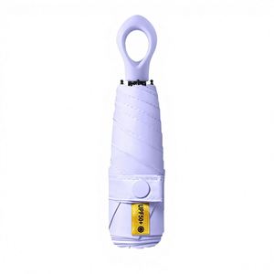 Custom Printing Promotional Gift Mini Vinyl Capsule Ring Sunfold <b>Foldable</b> Advertising UV Protection <b>Umbrella</b> - Product Image 1