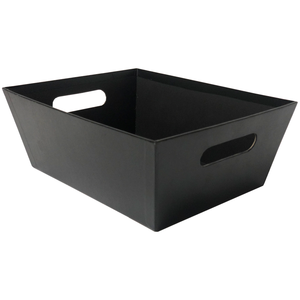 Custom Large Red Wine Colored Heavy Cardboard Empty <strong>Hamper</strong> Basket <strong>Trays</strong> With Handles for Men - Product Image 5