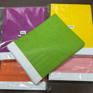Bán Buôn Tổng Hợp Giấy Vòng Đeo Tay Tùy Chỉnh Trống Dây Đeo Cổ Tay Vé Dùng Một Lần Tyvek Vòng Tay Giấy Dây Đeo Cổ Tay Với Logo Tùy Chỉnh - Product Image 1