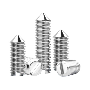 High Strength 304 Stainless Steel Hex Socket Cone Point <b>Set</b> Screw Even Force Bearing Fastener Manufacturer Wholesale Price ODM - Product Image 4