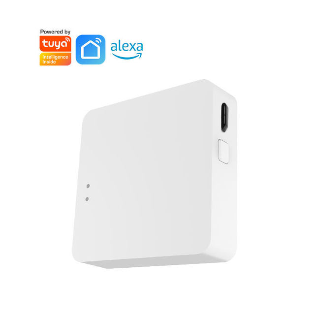 Tuya Multi Mode Gateway ZigBee 3.0+BLE WiFi Hub Plastic Smart Home Appliances Remote Controller Bridge Compatible Alexa Google