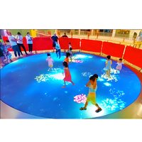 Dalles d'affichage LED interactives pour scène de danse intérieure personnalisées P2.6, écran d'affichage LED pour sol