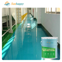 Primaire époxy à base de solvant pour sols, anticorrosion, haute dureté, imperméabilisant, couche de base pour béton, pour usines industrielles et garages