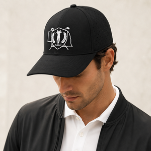 Casquette de golf six panneaux avec logo brodé en silicone, impression personnalisée, haute qualité, faible MOQ, snapback, bande anti-transpiration, évacuation de l'humidité - Product Image 5