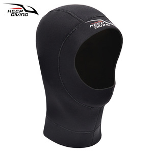 KEEP DIVING 3MM Casque de plongée en fibre de carbone pour la plongée en apnée, attache-cheveux spéciale, couvre-chef chaud universel DH 322 - Product Image 1