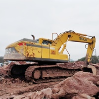 Excavatrice sur chenilles hydraulique d'occasion 22 tonnes, moteur Deutz, hydraulique KYB, capacité de godet 0,8-1,2 m³ - SDLG LG6225E