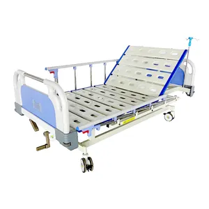 Manual Medical Equipment Two Crank Nursing Home Health Care Hospital Bed for Patients