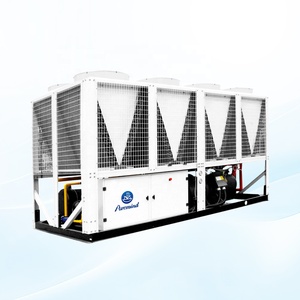 สำหรับเครื่องปรับอากาศแบบสกรูระบายความร้อนด้วยน้ำ 170kW-1180kW สำหรับอุตสาหกรรม ใช้สารทำความเย็น R134a ค่าบำรุงรักษาต่ำ ไม่ต้องใช้คูลลิ่งทาวเวอร์ - Product Image 1