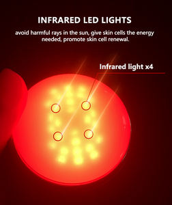 Dispositivo di terapia della luce a infrarossi palmare di fascia alta per Lifting viso collo massaggiatore fotone pelle stringere ABS acciaio inox <span class=keywords><strong>LED</strong></span> - Product Image 5
