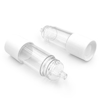 Bouteille d'huile d'essence sous vide en plastique de haute qualité de 15ml pour la pompe compte-gouttes de couleur de broderie d'art d'ongle