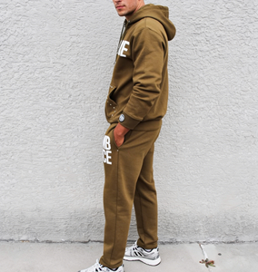 Custom Streetwear Designer Branded Oversized Unisex Baggy Tracksuit Manufacturer Hoodie and Sweatpants Tracksuit for Men - Product Image 2