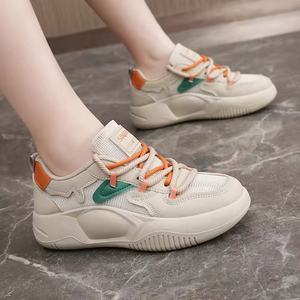 Zapatillas deportivas de mujer con suela gruesa y tiras cruzadas, transpirables, de malla antideslizante, para primavera, verano y otoño 2026 - ¡Gran oferta! - Product Image 4