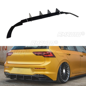 Difusor de Parachoques Trasero Negro para Coche, Alerones Laterales Traseros, Protector de Parachoques Trasero para Volkswagen Golf 8 Pro MK8 2021+ - Product Image 1