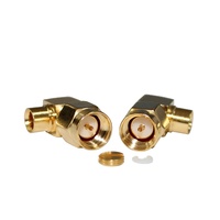 Connecteurs SMA-JWB3 RF SMA, terminateurs de connecteurs SMA mâles à angle droit pour câbles semi-acier RG141 RG402