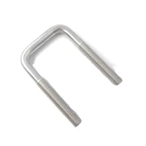 China Factory Price Hot Dip Galvanized U Bolts M6 M8 M10 Pipe Clamp U Bolt