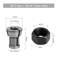 LAVIE Mesin Pengukir Collet, Mesin Pengukir, Aksesori Pekerjaan Kayu, Adaptor ER Penjepit, Kacang C, COLLET
