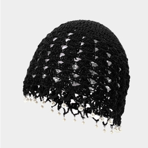 Fournisseur Chapeau élégant au crochet pour femmes hommes Casquette ethnique en coton avec tête de mort <span class=keywords><strong>Bonnet</strong></span> personnalisé de luxe Chapeaux de fête pour femmes avec glands - Product Image 4