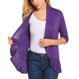 Collection Printemps 2026 : Cardigan Uni Tendance pour Femme – Nouveauté du Commerce Extérieur Europe-Amérique - Product Image 5