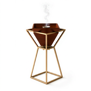 Porta Incienso de Madera de Acacia Ecológico Premium, Elegante, Hecho a Mano, Duradero, 100% Natural, para Incienso Indio y Árabe - Product Image 1