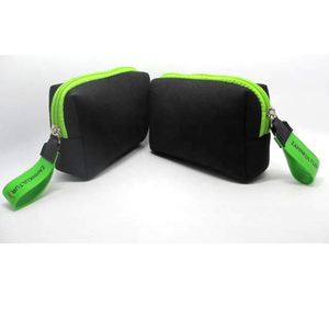 Custom Logo Printed Neoprene Travel Toiletry Bag Cosmetic Bag Zipper <b>Case</b> for Women Girls Ladies - Product Image 1