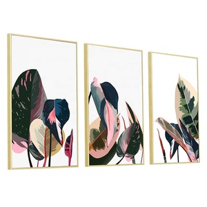 EAGLEGIFTS artista lienzo grande impreso plantas abstractas imagen Quadro Decorativo impresiones nórdicas <span class=keywords><strong>3</strong></span> <span class=keywords><strong>piezas</strong></span> lienzo arte de pared - Product Image 1
