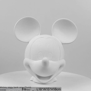 Creativo Mickey Mouse cabeza resina artesanías lindo Escritorio <span class=keywords><strong>de</strong></span> dibujos animados adornos alcancía pequeño <span class=keywords><strong>libro</strong></span> <span class=keywords><strong>de</strong></span> montar rojo estilo para sala <span class=keywords><strong>de</strong></span> estar - Product Image 5