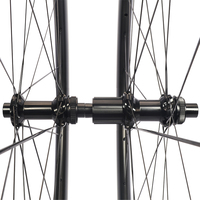 Jeu de roues de gravier en carbone ICAN 41C-29.4 avec frein à disque, largeur intérieure de 23 mm, disque de route, rayons Sapim CX-ray