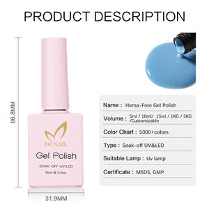 DZ Tırnak Jeli Fabrikası Toptan 15ml UV LED Sökülebilir Jel Oje Salon Kalitesi Tırnak Sanatı Malzemeleri - Product Image 3