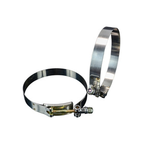 Abrazadera de manguera de acero inoxidable 304T de 4.5 pulgadas (117-125 mm) para reparación de tubos de escape - Product Image 4