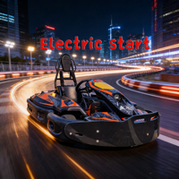 Go Kart a Gasolina para Parque de Atracciones, Karts de Carreras para Adultos con Freno de Disco Trasero