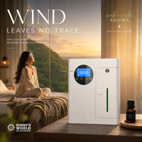 Diffuseur d'arômes professionnel de grande taille, sans eau, avec système Wifi/Air Scent pour hôtel et maison de luxe