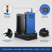 Nouveau véhicule guidé automatique à hauteur réglable avec positionnement laser pour le transfert de paniers de composants électroniques (PCBA) entre les machines SMT