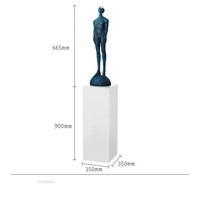 Grande Sculpture en fibre de verre moderne Pop Art, lumière de luxe, décoration de la maison, Sculpture en résine, Statue, jouets d'art d'intérieur à vendre