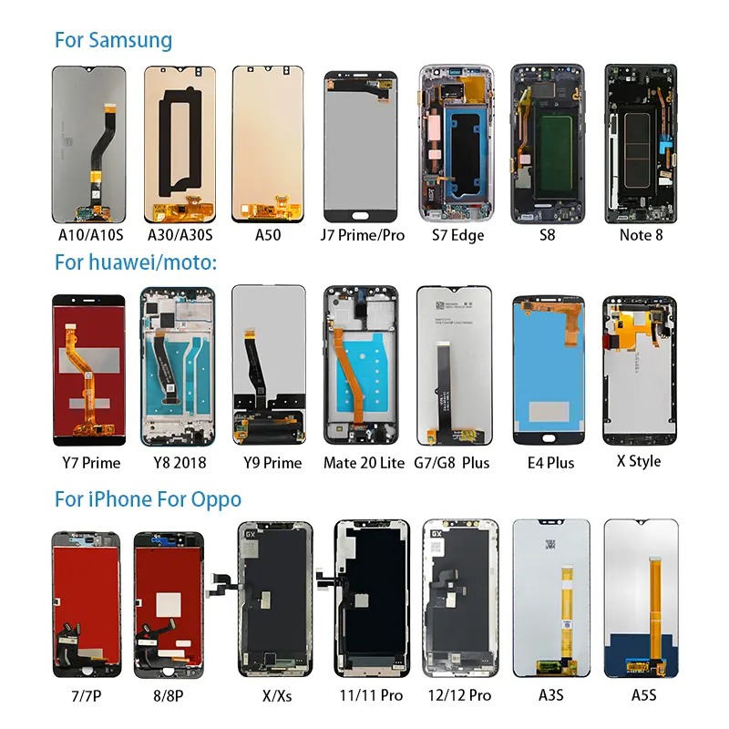 Original OEM LCD Screen and Digitizer for Samsung Galaxy Different models