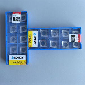 CCGT120404-AK H01 Korloys 45HRC Plaquettes en carbure de tungstène rhomboïdes en stock, outil de tournage pour tour CNC, 100% original, 1 an - Product Image 3