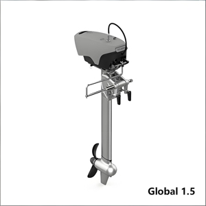 Nouveau moteur hors-bord électrique FUBER haut de gamme 1,5 kW 48 V 32 Ah, durable et écologique, pour kayaks, petits bateaux, surf, avec poignée - Product Image 2