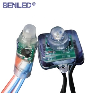 Không Thấm Nước Vuông <span class=keywords><strong>Bullet</strong></span> 12Mm 12V Đầu Tròn Rõ Ràng <span class=keywords><strong>Led</strong></span> <span class=keywords><strong>Pixel</strong></span> Module - Product Image 4