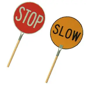 澳大利亚奥兹金属警示标牌慢速行驶车辆标志停止慢速标志
