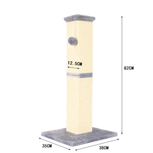 Árbol para Gatos de Múltiples Niveles, de Piso a Techo, de Felpa Gris Moderna y Lujosa, Personalizado por Proveedores ODM, <span class=keywords><strong>Torre</strong></span> de Juegos para Gatos, Árbol para Trepar para Gatos - Product Image 6