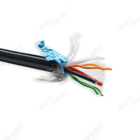 Câble hybride étanche pour robot sous-marin, alimentation et données, conducteur en cuivre ATS 2x18AWG+2x2x24AWG, isolation PE