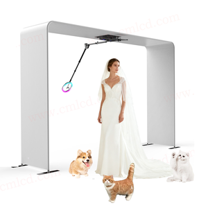 Photobooth 360° Aérien Complet <span class=keywords><strong>avec</strong></span> Accessoires Gratuits et Télécommande pour Enregistrement Vidéo de Voitures et Mariages - Product Image 1