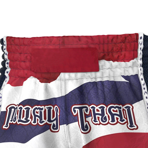 Pantalones Cortos de Muay Thai con Diseño Gráfico, Secado Rápido, Elásticos, Transpirables, para MMA y Kickboxing, con Letras Sublimadas, Personalizables, Deportivos para Adultos - Product Image 2